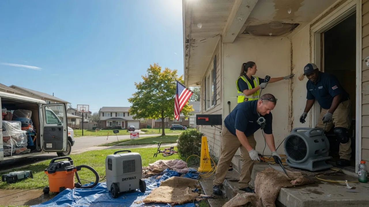 Water Damage Restoration in Dahinda, IL near me